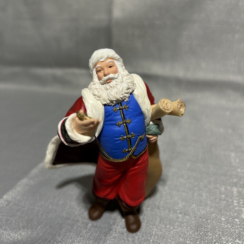 Hallmark Keepsake Christmas Tree Ornament Santa Claus Set Vintage 2001‎ - Picture 2 of 11